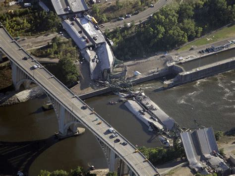utility causes bridge collapse
